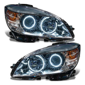 Oracle 08-11 Mercedes Benz C-Class Pre-Assem. Headlights Chrome Housing- w/BC1 Controller