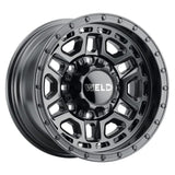 Weld Off-Road W119 17x9 Crux 5x114.3 5x127 ET-12 BS 4.50 Satin Black 78.1