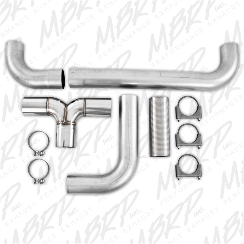 MBRP Universal Full size Pickup T pipe kit AL