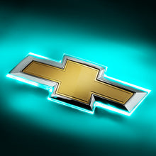 Load image into Gallery viewer, Oracle 16-19 Chevrolet Camaro Illuminated Bowtie - Dual Intensity - Aqua SEE WARRANTY