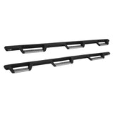 Westin 2019 Chevrolet Silverado/Sierra 1500 (5.5ft) Drop Wheel to Wheel Nerf Step Bars - Txt Black