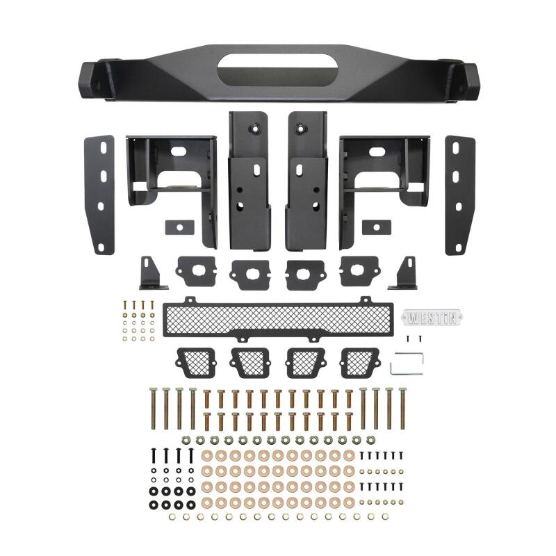 Westin 19-21 Chevrolet Silverado 1500 (Excl. Diesel & LD) Pro-Series Front Bumper - Textured Black