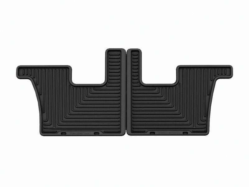 WeatherTech 13-19 Hyundai Santa Fe / 2019 Santa Fe XL Rear All-Weather Floor Mats - Black