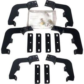 Westin 2015-2018 Chevrolet/GMC Colorado/Canyon Crew Cab Premier Oval Nerf Step Bar Mount Kit - Black