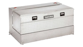 Tradesman Aluminum L-Shape Liquid Storage Tank Combo (56in. / 92 Gallon Capacity) - Brite