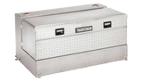 Tradesman Aluminum L-Shape Liquid Storage Tank Combo (56in. / 92 Gallon Capacity) - Brite