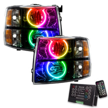 Load image into Gallery viewer, Oracle 07-13 Chevy Silverado SMD HL - Blk - Round Style - ColorSHIFT w/ 2.0 Cntrl