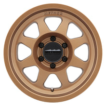 Load image into Gallery viewer, Method MR701 17x7.5 +50mm Offset 6x130 84.1mm CB Method Bronze Wheel