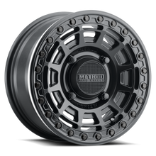 Load image into Gallery viewer, Method MR415 Beadlock 15x10 / 6+4/25mm Offset / 4x136 / 106 CB Matte Black Wheel - Gloss Black Ring