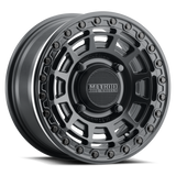 Method MR415 Beadlock 15x10 / 6+4/25mm Offset / 4x136 / 106 CB Matte Black Wheel - Gloss Black Ring