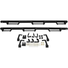 Load image into Gallery viewer, Westin 14-18 Chevrolet Silverado 1500 DC 6.5ft Bed HDX Stainless Drop W2W Nerf Step Bars - Tex. Blk