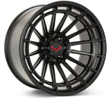 Vossen LCX-01 24x12 - 6x135 - ET44 - Ultra Deep - 87.1 - Satin Black Wheel