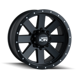 ION Type 134 20x9 / 8x170 BP / 0mm Offset / 130.8mm Hub Matte Black/Black Beadlock Wheel