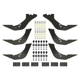 Westin 99-16 Ford F-250/350/450/550HD Reg/Supr Cab/Crew Premier Oval Nerf Step Bar Mount Kit - Blk