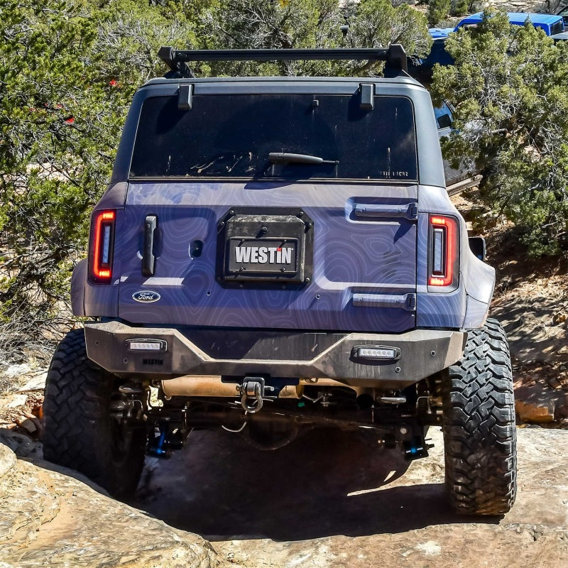 Westin 21-23 Ford Bronco (Excl. Bronco Sport) Pro-Series Rear Bumper - Textured Black