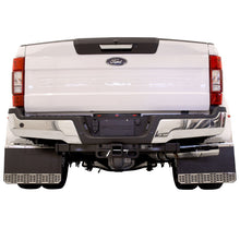 Load image into Gallery viewer, Putco 17-20 Ford SuperDuty Dually - (Fits Rear) - Set of 2 Mud Skins - Brushed SS w/ Hex Shield