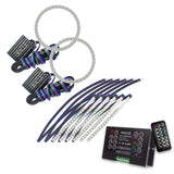 Oracle 15-17 Ford Mustang V6/GT/Shelby DRL  w/ Halo Kit - ColorSHIFT w/ 2.0 Controller