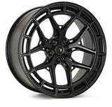 Vossen HFX-1 - 20X11 / 5X114.3 / ET50 / Deep / 70.5 - Satin Black