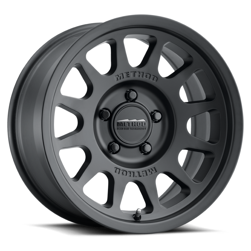 Method MR703 17x8.5 0mm Offset 5x150 110.5mm CB Matte Black Wheel