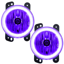 Load image into Gallery viewer, Oracle Lighting 07-09 Jeep Wrangler JK Pre-Assembled LED Halo Fog Lights -UV/Purple SEE WARRANTY