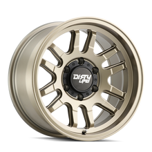 Load image into Gallery viewer, Dirty Life 9310 Canyon 17x9 / 6x139.7 BP / -12mm Offset / 106mm Hub Satin Gold Wheel