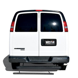 Westin Ford Transit Van 150/250/350 (Single 54in. Pass Door) Grate Steps Running Boards - Tex. Blk