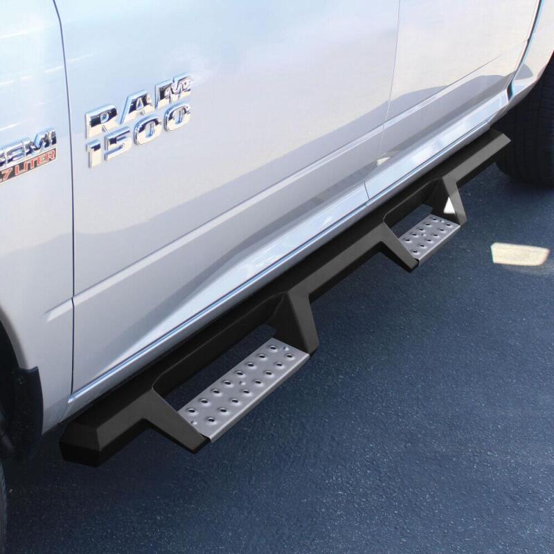 Westin 09-18 RAM 1500 Crew Cab HDX Stainless Drop Nerf Step Bars - Tex. Blk