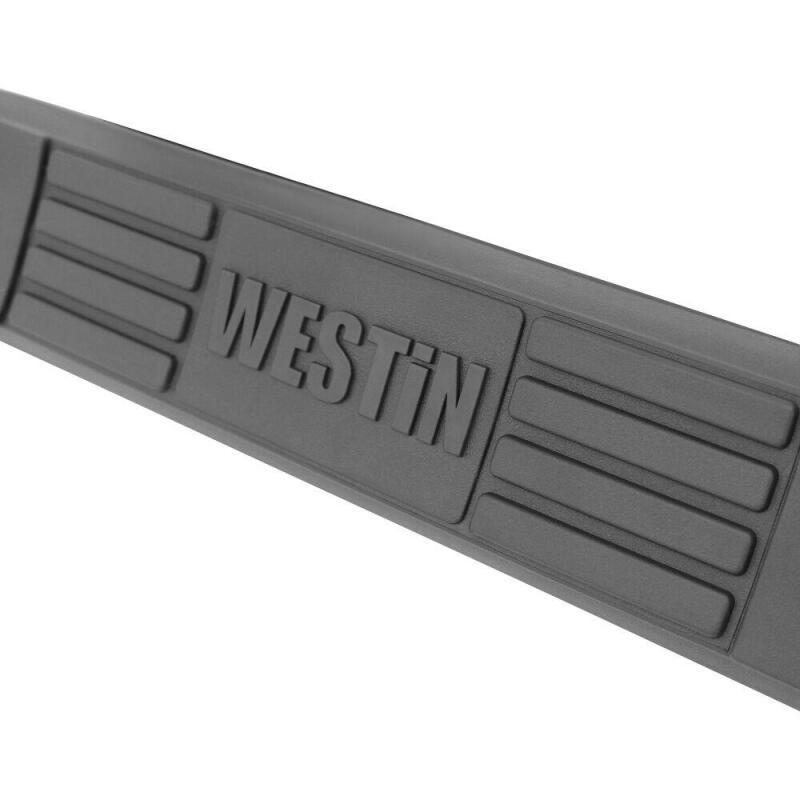 Westin 2014-2018 Chevy Silverado 1500 Dbl Cab (Rocker Mount) E-Series 3 Nerf Step Bars - Black