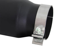 Load image into Gallery viewer, aFe Diesel Exhaust Tip Bolt On Black 4in Inlet x 5in Outlet x 15in