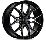 Vossen HF6-4 17X9 / 6X135 / ET0 / Deep Face / 87.1 - Tinted Gloss Black Wheel