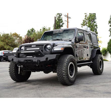 Load image into Gallery viewer, Westin 18-20 Jeep Wrangler WJ2 Full Width Front Bumper w/LED Light Bar Mount Textured Black