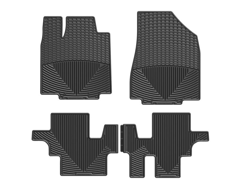 WT Rubber Mats - Front - Blk