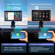 Load image into Gallery viewer, 7 IPS Car Smart Screen Wireless Carplay Auto Mobile Phone Projection Screen Navigation