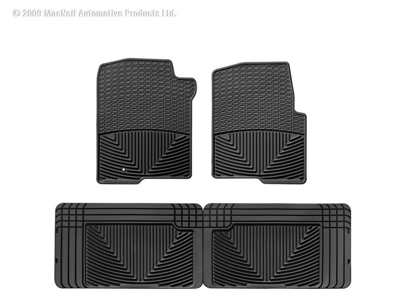 WT Rubber Mats - Rear - Blk