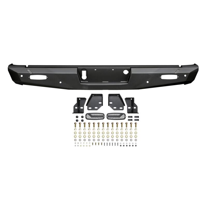 Westin 14-18 Chevy Silverado 1500 Pro-Series Rear Bumper - Textured Black