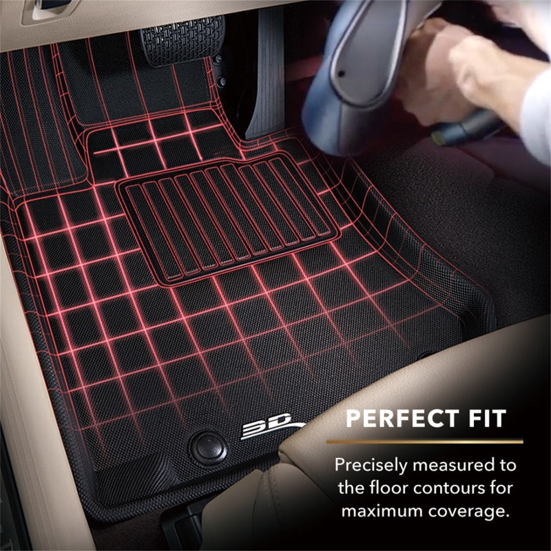 3D Maxpider 20-24 BMW X6 (G06) Kagu Floor Mat- Black Row 2