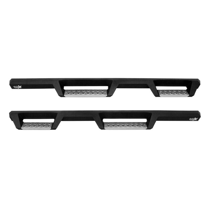 Westin 07-18 Jeep Wrangler JKU 4dr. HDX Stainless Drop Nerf Step Bars - Tex. Blk