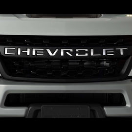 Putco 2020 Chevy Silverado HD - Grille Letters - Stainless Steel Chevrolet Letters