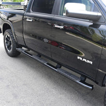 Load image into Gallery viewer, Westin 19-22 RAM 1500 CC 5ft7in. Bed (Excl. Classic) PRO TRAXX 5 W2W Oval Nerf Step Bars - Black