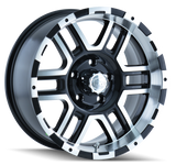 ION Type 179 16x8 / 6x139.7 BP / 10mm Offset / 106mm Hub Black/Machined Wheel