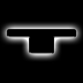 ORACLE Lighting Universal Illuminated LED Letter Badges - Matte Blk Surface Finish - T