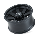 ION Type 134 17x8.5 / 5x127 BP / -6mm Offset / 83.82mm Hub Matte Gunmetal/Black Beadlock Wheel