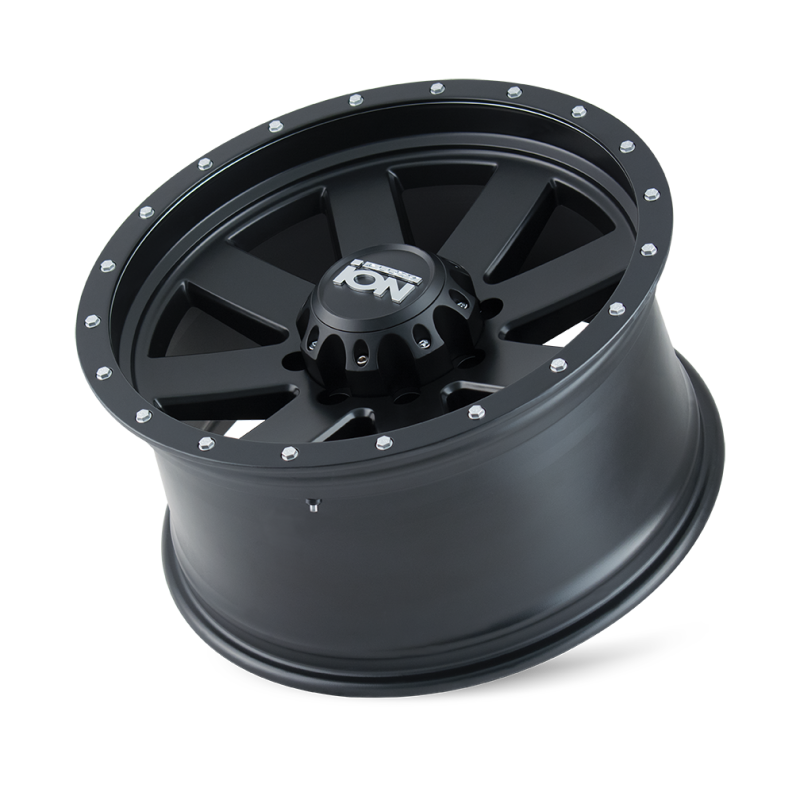 ION Type 134 20x9 / 6x139.7 BP / 0mm Offset / 106mm Hub Matte Black/Black Beadlock Wheel