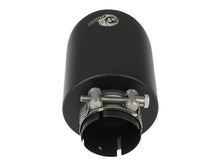 Load image into Gallery viewer, aFe Takeda 304 SS Clamp-On Exhaust Tip 2.5in. Inlet / 4.5in. Outlet / 7in. L - Black