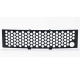 Putco 11-14 Ford F-150 - EcoBoost Bumper Grille Inserts - Black SS Punch w/ Heater Plug Opening