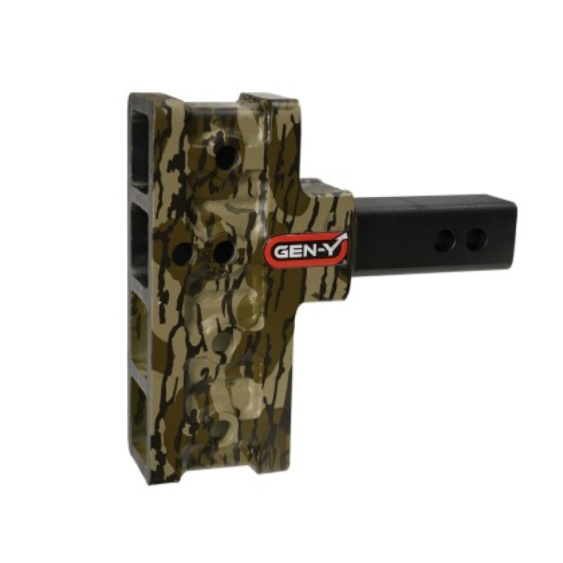 Gen-Y Mega Duty 2in Shank 5in Offset Drop 2K TW 16K Hitch w/GH-051 Dual-Ball/GH-032 - Mossy Oak