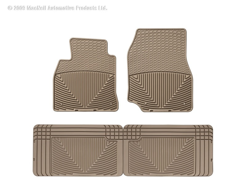 WT Rubber Mats - Front - Tan