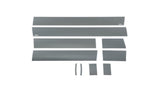 Putco 07-13 GMC Sierra Reg Cab 8ft Long Box - 6in Wide - 10pcs Black Platinum Rocker Panels