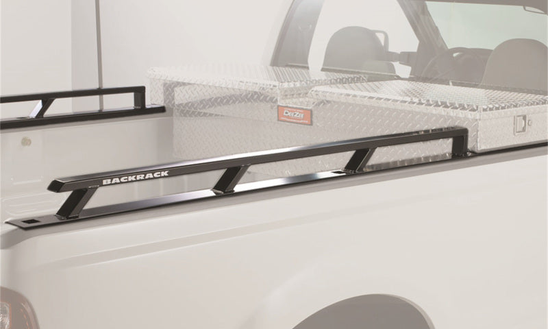 BackRack 2015+ F-150 Aluminum New Body 8ft Bed Siderails - Toolbox 21in