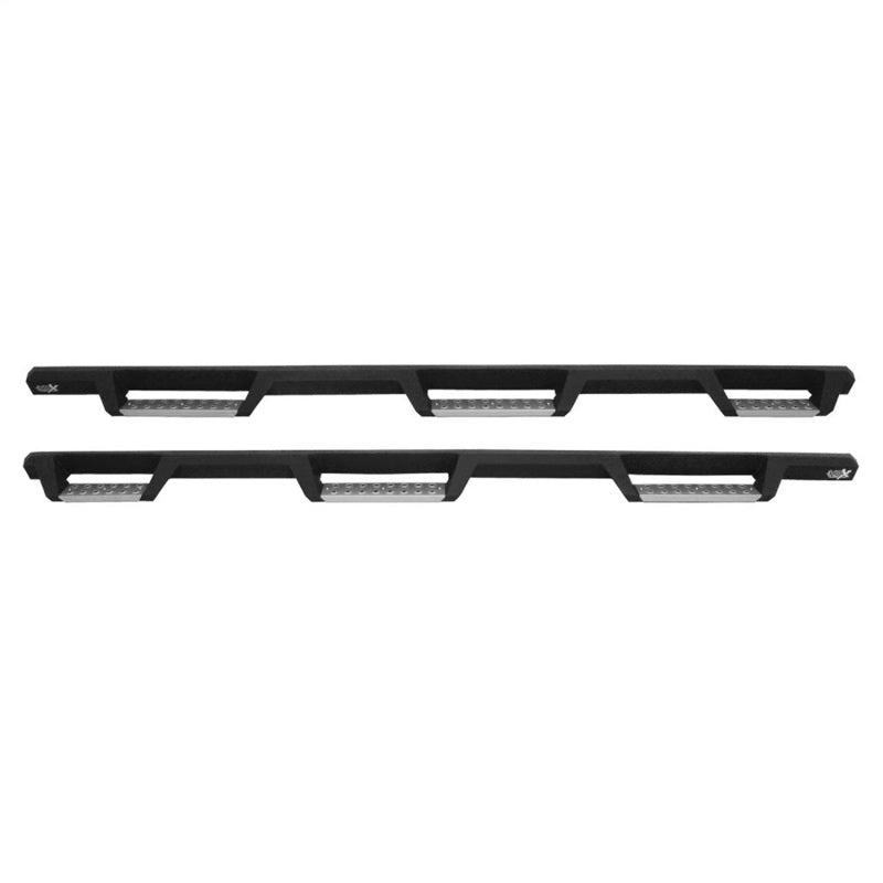 Westin/HDX 07-19 Chevrolet Silverado 2500 8ft Drop Wheel to Wheel Nerf Step Bars - Textured Black